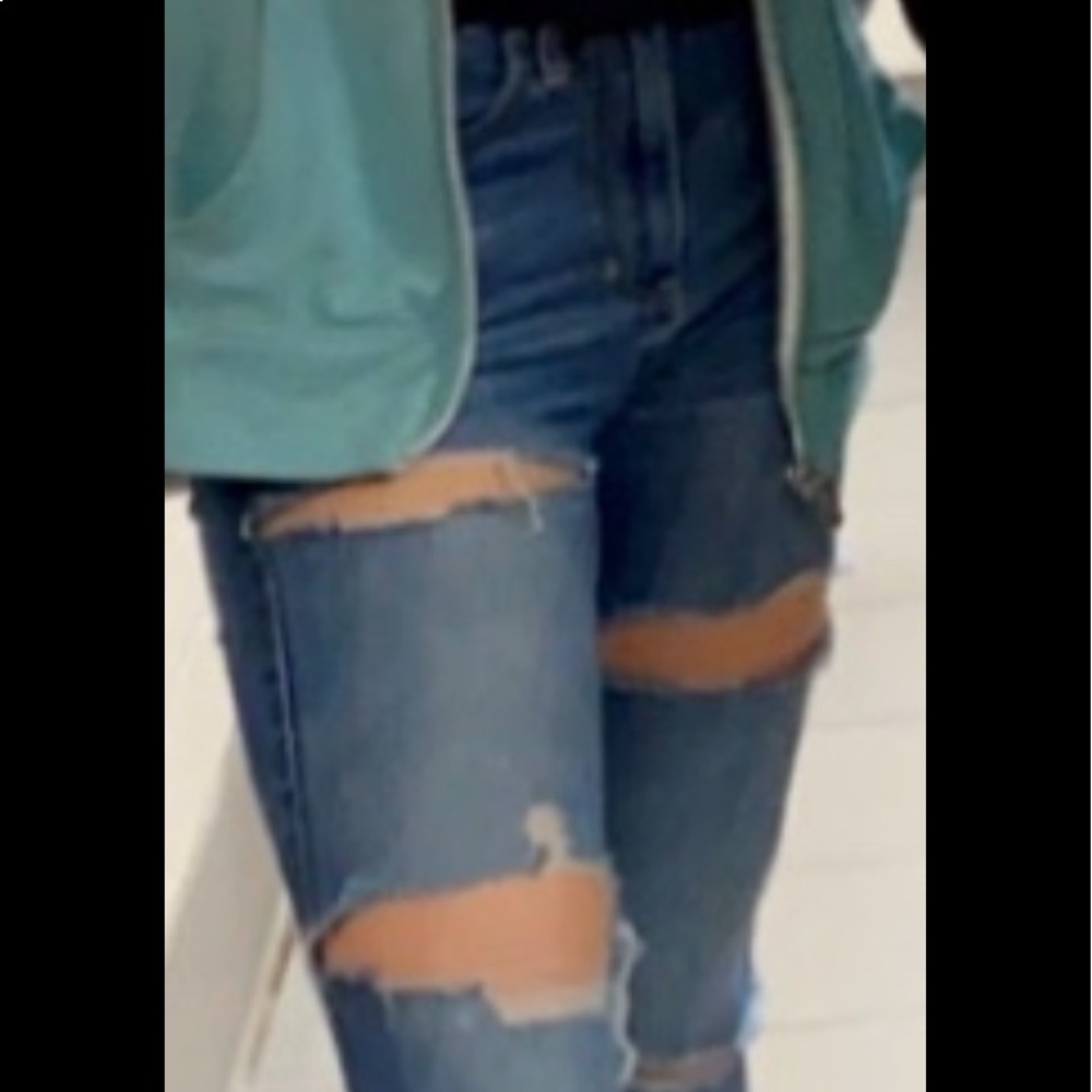 holister super high rise jeans